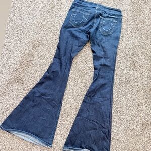 True Religion Dark Blue Flare Jeans